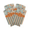 Orange Blue Swirls & Stripes 12oz Tall Can Sleeve - Set of 4 - MAIN