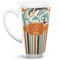 Orange Blue Swirls & Stripes 16 Oz Latte Mug - Front