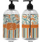 Orange Blue Swirls & Stripes 16 oz Plastic Liquid Dispenser (Approval)