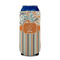 Orange Blue Swirls & Stripes 16oz Can Sleeve - FRONT (on can)