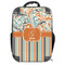 Orange Blue Swirls & Stripes 18" Hard Shell Backpacks - FRONT