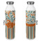 Orange Blue Swirls & Stripes 20oz Water Bottles - Full Print - Approval