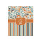 Orange Blue Swirls & Stripes Poster - Matte - 20x24 (Personalized)