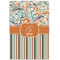 Orange Blue Swirls & Stripes Poster - Matte - 24x36 (Personalized)