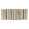Orange Blue Swirls & Stripes 3 Ring Binders - Full Wrap - 3" - OPEN INSIDE