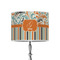 Orange Blue Swirls & Stripes 8" Drum Lamp Shade - Poly-film (Personalized)