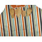 Orange Blue Swirls & Stripes Apron - Pocket Detail with Props