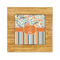 Orange Blue Swirls & Stripes Bamboo Trivet with Ceramic Tile Insert (Personalized)