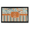 Orange Blue Swirls & Stripes Bar Mat - Small (Personalized)