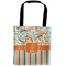 Orange Blue Swirls & Stripes Auto Back Seat Organizer Bag (Personalized)