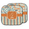 Orange Blue Swirls & Stripes Car Sun Shade - Two Piece (Personalized)