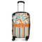 Orange Blue Swirls & Stripes Carry-On Travel Bag - With Handle