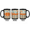 Orange Blue Swirls & Stripes Coffee Mug - 15 oz - Black APPROVAL