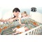 Orange Blue Swirls & Stripes Crib - Baby and Parents