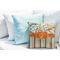 Orange Blue Swirls & Stripes Decorative Pillow Case - LIFESTYLE 2