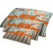Orange Blue Swirls & Stripes Dog Beds - MAIN (sm, med, lrg)