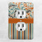 Orange Blue Swirls & Stripes Electric Outlet Plate - LIFESTYLE