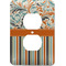 Orange Blue Swirls & Stripes Electric Outlet Plate