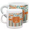 Orange Blue Swirls & Stripes Espresso Mugs - Main Parent
