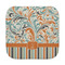 Orange Blue Swirls & Stripes Face Towel (Personalized)