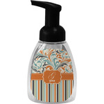Orange Blue Swirls & Stripes Foam Soap Bottle (Personalized)