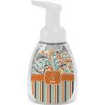 Orange Blue Swirls & Stripes Foam Soap Bottle (Personalized)