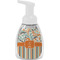 Orange Blue Swirls & Stripes Foam Soap Bottle (Personalized)