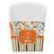 Orange Blue Swirls & Stripes French Fry Favor Boxes (Personalized)