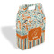 Orange Blue Swirls & Stripes Gable Favor Box (Personalized)