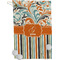 Orange Blue Swirls & Stripes Golf Towel (Personalized)