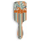 Orange Blue Swirls & Stripes Hair Brushes (Personalized)