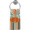 Orange Blue Swirls & Stripes Hand Towel - Full Print (Personalized)
