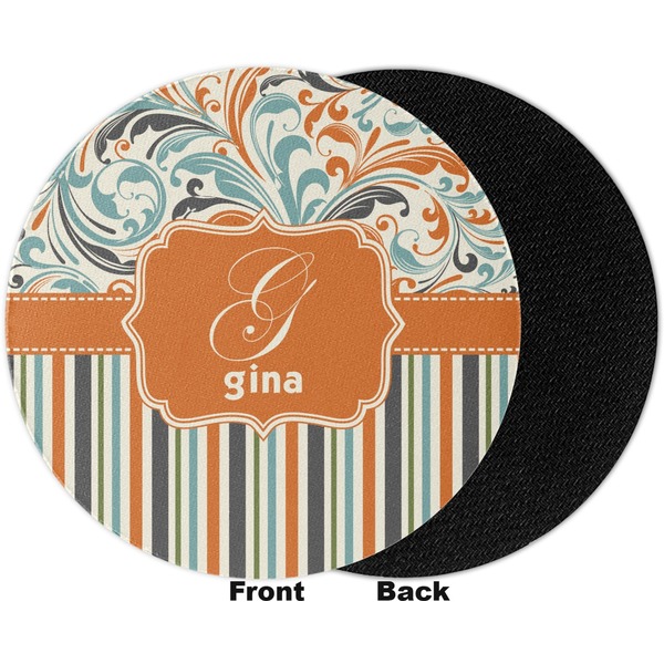 Orange Blue Swirls & Stripes Jar Opener - Apvl