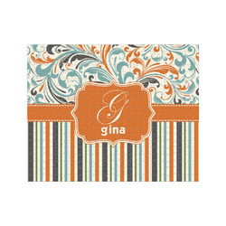 Orange Blue Swirls & Stripes 500 pc Jigsaw Puzzle (Personalized)