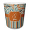 Orange Blue Swirls & Stripes Plastic Tumbler 6oz (Personalized)