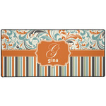 Orange Blue Swirls & Stripes Gaming Mouse Pad (Personalized)