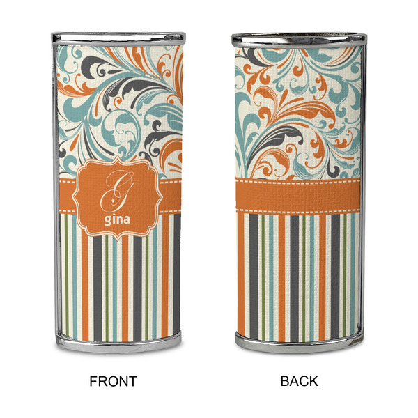 Orange Blue Swirls & Stripes Lighter Case - APPROVAL