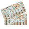 Orange Blue Swirls & Stripes Mini License Plates - MAIN (4 and 2 Holes)