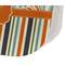 Orange Blue Swirls & Stripes Old Burp Detail