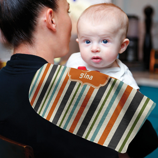 Orange Blue Swirls & Stripes Old Burp - Lifestyle