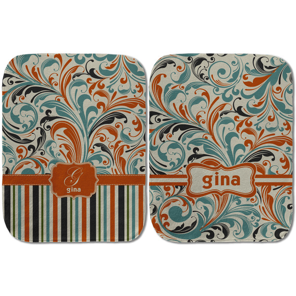 Orange Blue Swirls & Stripes Old Burps - Approval