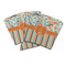 Orange Blue Swirls & Stripes Party Cup Sleeves - PARENT MAIN