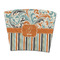Orange Blue Swirls & Stripes Party Cup Sleeves - without bottom - FRONT (flat)