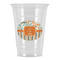 Orange Blue Swirls & Stripes Party Cups - 16oz (Personalized)