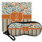 Orange Blue Swirls & Stripes Personalized Eyeglass Case & Cloth