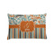 Orange Blue Swirls & Stripes Pillow Case - Standard - Front