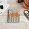 Orange Blue Swirls & Stripes Playing Cards - In Context