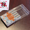 Orange Blue Swirls & Stripes Playing Cards - In Package