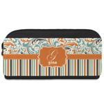 Orange Blue Swirls & Stripes Shoe Bag (Personalized)