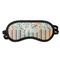 Orange Blue Swirls & Stripes Sleeping Eye Mask - Small (Personalized)
